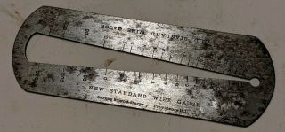 Antique Darling Brown & Sharpe Old Standard Wire & Screw Gage Gauge Tool