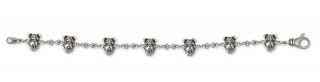 Bulldog Bracelet Jewelry Sterling Silver Handmade Dog Bracelet Bd20 - Br