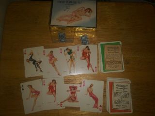 Vintage " Comme Ci,  Comme Ca " By Alberto Vargas Pin - Up Playing Cards Double Deck