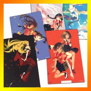 Monogatari Vofan Poster Set Of 5 Anime Expo 2017 Kodansha Ax Limited 500