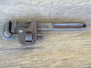 Vintage No.  8 Pipe Monkey Wrench Made In West Germany Drop Forged Steel Tool