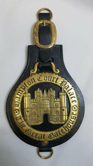 Hampton Court Palace The Great Gatehouse Horse Brass Medallion Ornament