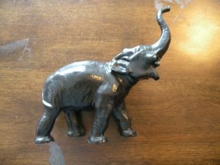 Elephant Rare Hubley Vtg Cast Iron Good Luck Elephant Art Sculpture Doorstop N9