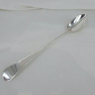Good Antique Sterling Silver,  Old English Basting/stuffing Spoon,  London 1792.