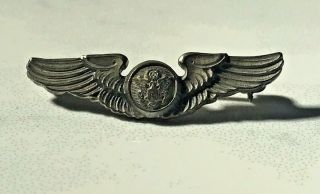 Vintage Wwii Amico Sterling Silver Air Force Pilot Wings