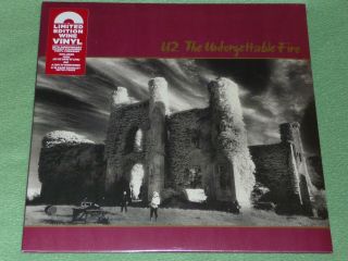 U2 The Unforgettable Fire Lp Burgundy Red Vinyl 35th Anniversary Ex