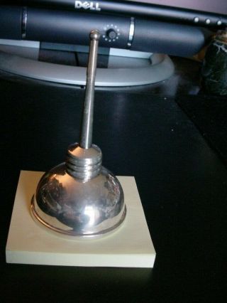 Tiffany Sterling Silver Mini Oil Can Vermouth Dispenser Dropper For Dry Martini