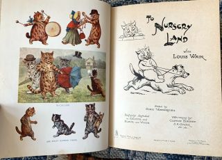 To Nursery Land With Louis Wain Father Tuck’s Golden Gift Series 1907 Book 2