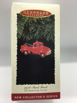 1956 Ford Truck Hallmark Keepsake Ornament 1 All American Truck Series Dtd 1995