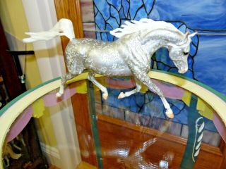 Breyer Sr LE Arabain Horse Mont Tremblant Silver Filigree Dapple Brigitte Eberl 3