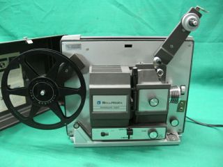 Vintage Bell & Howell 8mm 8 Reel Projector 458a (752)