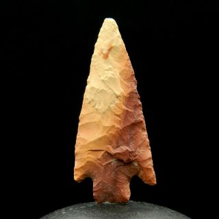 Ancient Neolithic Jasper Arrowhead - 29.  1 Mm Long - Sahara