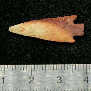 Ancient NEOLITHIC Jasper ARROWHEAD - 29.  1 mm long - SAHARA 3