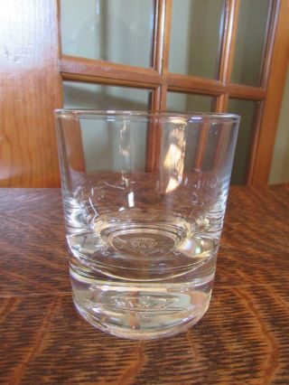 Crown Royal Rocks,  Lowball Glass,  Made In Italy,  Embossed Logo On Bottom