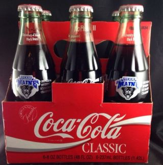 Umaine Black Bears Coca Cola Coke 1993 Ncaa Hockey Champs Six Pack Carrier Maine