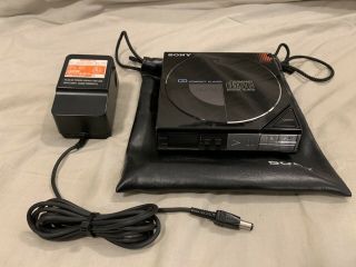 —working — Vintage 1985 Sony D - 5 Cd Compact Player Discman Japan Ac Adapter