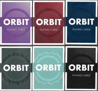 Orbit Playing Cards Set V1 - V6 (anyone Fontaine David Blaine)