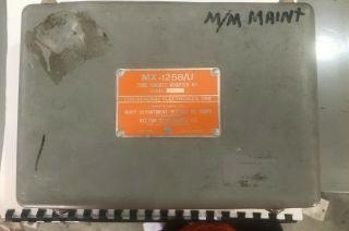 Vintage Mx - 1258/u Navy Tube Socket Test Adapter Kit For Tv - 7 Tester
