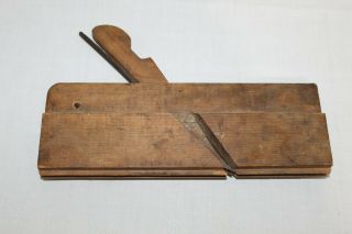 Vintage Wood Molding Plane Tool DR Barton 1832 Rochester York 2