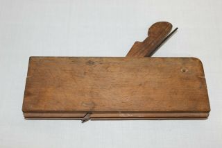 Vintage Wood Molding Plane Tool DR Barton 1832 Rochester York 3