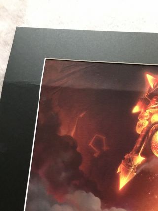 SDCC 2019 Blizzard EXCLUSIVE The Firelord 247/300 Art Print WoW Warcraft 2