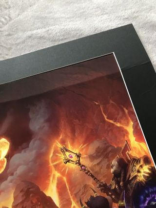 SDCC 2019 Blizzard EXCLUSIVE The Firelord 247/300 Art Print WoW Warcraft 3