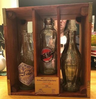100th Anniversary Coca Cola Bottling Collectors Set Of 3 Vintage Limited Edition