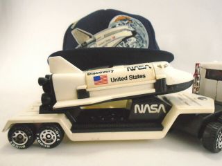 2 For 1 Shuttle Nasa Kennedy Space Center Snapback Hat Cap Mesh Plus Buddy L Tin