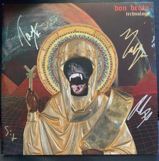 Don Broco - Technology 2 Vinyl Lp Red And Signed By The Band Played Once
