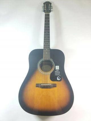 Epiphone Eaftvsch3 Ft - 100 Jumbo Acoustic Guitar,  Vintage Sunburst