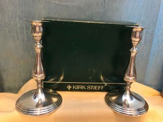 Kirk Stieff Pewter Candlesticks Candle Holders P201
