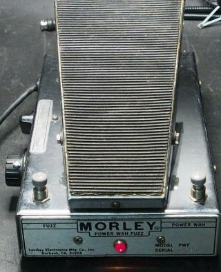Vintage Morley Power Wah & Fuzz Guitar Effect Pedal