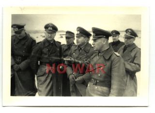 Wwii German Photo Fieldmarshal Erwin Rommel W Generals The Knight Cross Holders