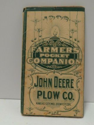 1902 John Deere Pocket Ledger Companion