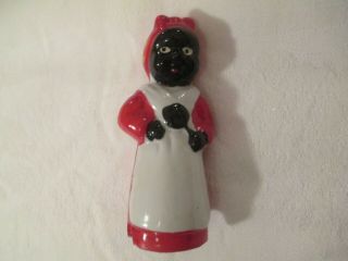 Vintage Black Americana Maid Cook Ceramic Pie Bird Vent Aunt Jemima 4 1/2 " Tall