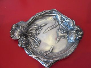 Art Nouveau - Unger Bros.  Sterling - Calling Card Or Jewelry Tray