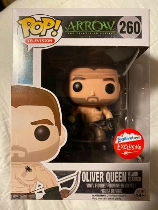 Funko Pop Tv Oliver Queen (island Scarred) Fugitive Toys Exclusive Not