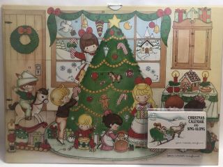 Vintage Joan Walsh Anglund Christmas Advent Calendar & Sing - Along Cassette Seale