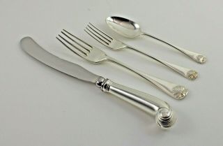 Stieff Williamsburg Shell Sterling Silver 4 Piece Place Setting (s) - No Mono