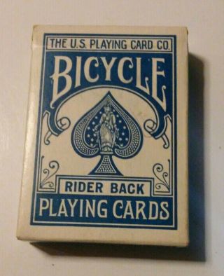 Rare Vintage Bicycle 808 Rider Back Playing Cards - With Revenue Stamp