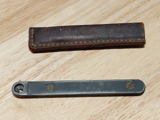 Early Vintage Western Electric Bell Systems Wire Stripper With Leather Jacket