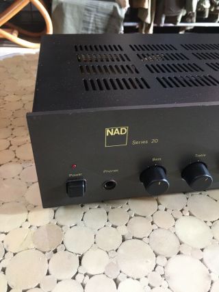 NAD 3020 Series Amplifier Recently Serviced Vintage Amp Home Stereo 2