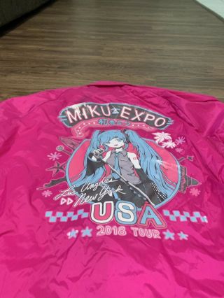 Omocat Hatsune Miku 初音 ミク Expo Pink Jacket Unisex Xl