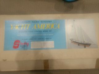 Sterling Rc Model Yacht America Vintage Kit