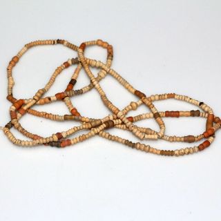 Rare Egyptian Terracotta Beads Necklace Circa 300 Bc - 100 Ad