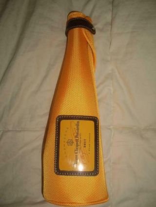 Veuve Clicquot Ponsardin Champagne Orange Neoprene Ice Jacket Bottle Holder
