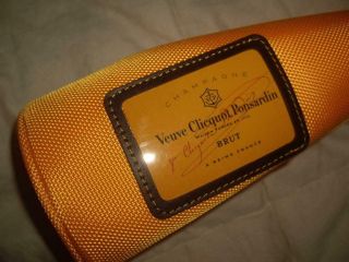 Veuve Clicquot Ponsardin Champagne Orange Neoprene Ice Jacket Bottle Holder 2