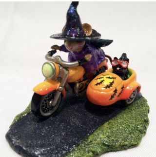 Wee Forest Folk Special Spooky Speeder With Bats And Moon Discounted