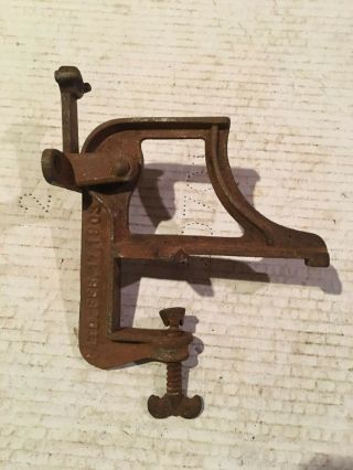 Antique Patented 1903 Ironing Board Metal Clamp.  Great Restoration Piece.