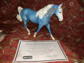 Breyer 50th Anniversary Tennessee Walking Horse In Wedgwood Blue With